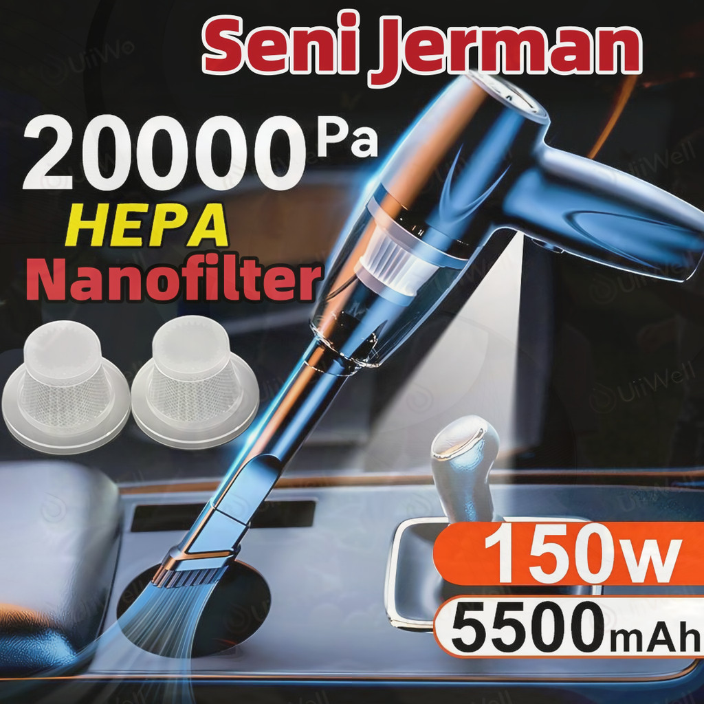 VacuumCleanerMiniMobilKuat.VacuumCleanerPortableWirelessVacuumCleanerPenyedotDebuNirkabel.NirkabelUS