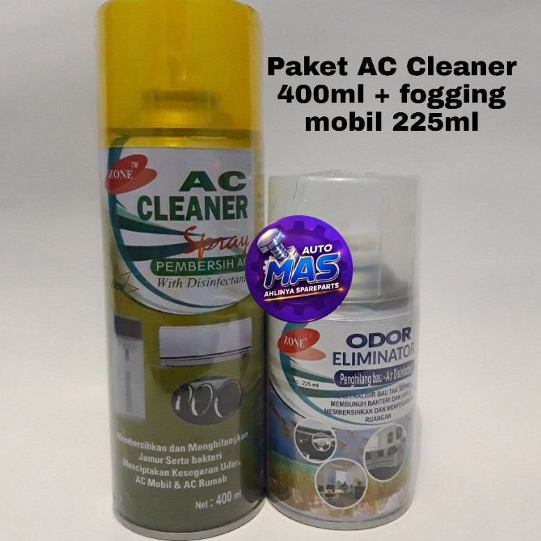 Paket Ac Cleaner + Odor Eliminator fogging mobil