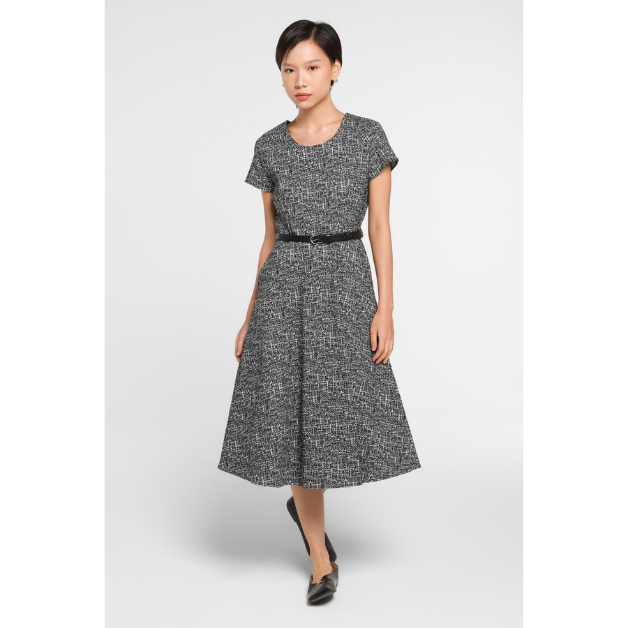MINIMAL - Germain - Midi Dress - Black