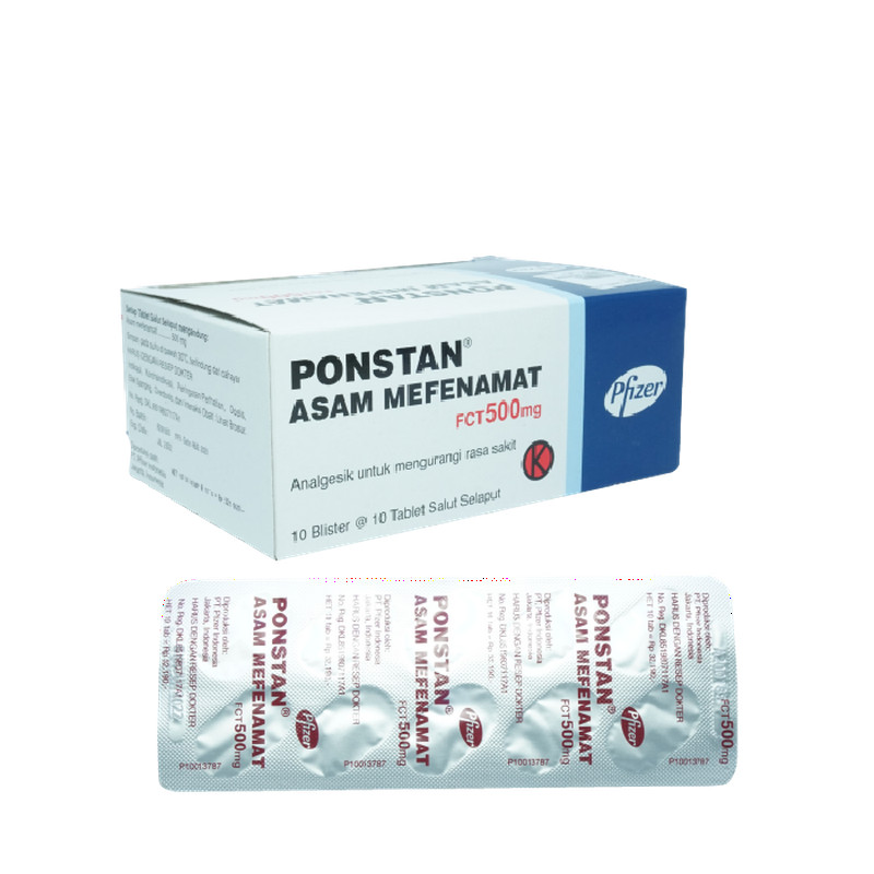 PONSTAN 500MG 1 STRIP 10 TABLET