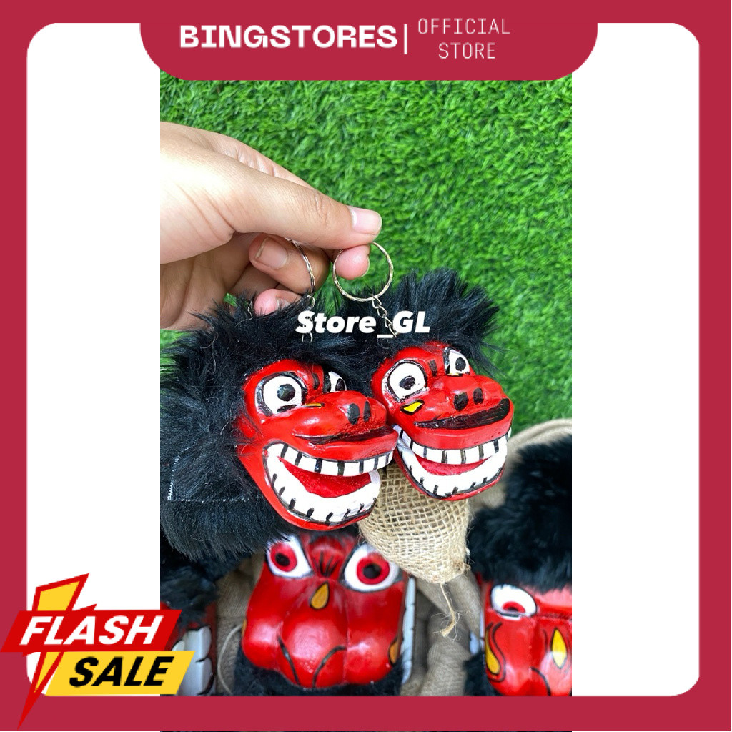 Miniatur Barongan, Miniatur Bangbarongan, Miniatur Caplokan, Gantungan Kunci Barongan, Gantungan Kun