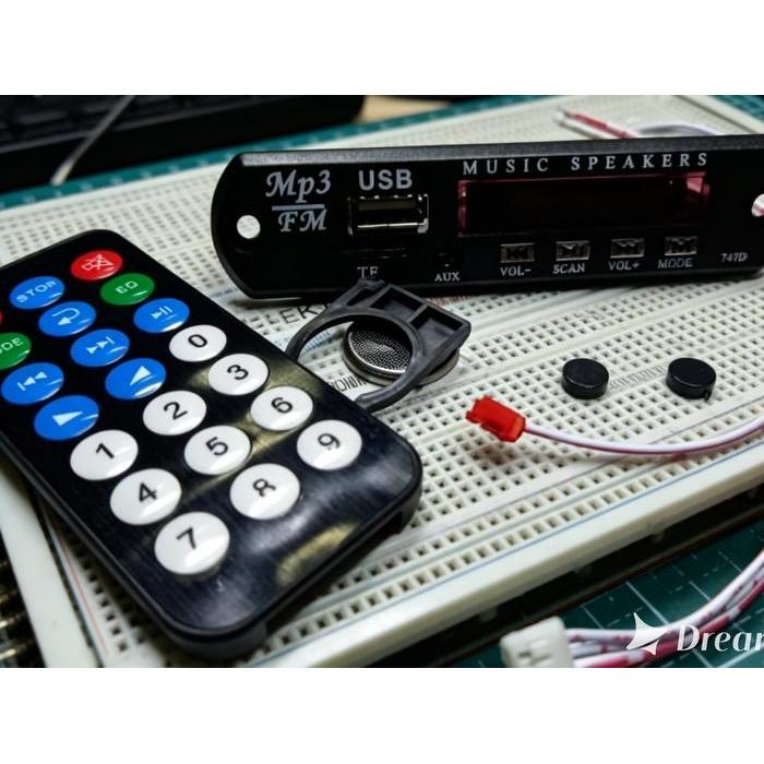 kit modul mp3 bluetooth + remot +kabel +kabel /kit mp3 bluet