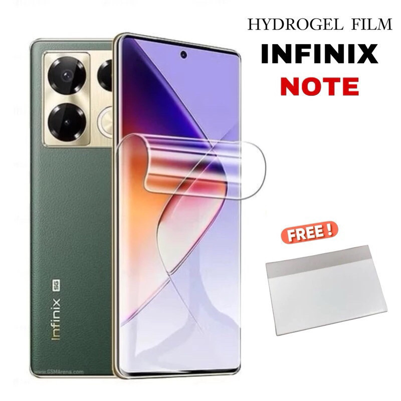 (COD) hydrogel (Layar) infinix note 50 pro note 40 pro note 30 pro note 10 lite 40x 30 vip 30i 12 20