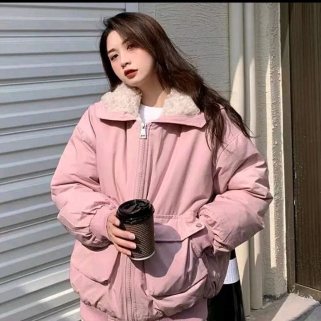 [GT] blessing wind - Jaket Wanita Musim Dingin Korean style  Jacket Winter Jaket Wanita Jaket Korea 