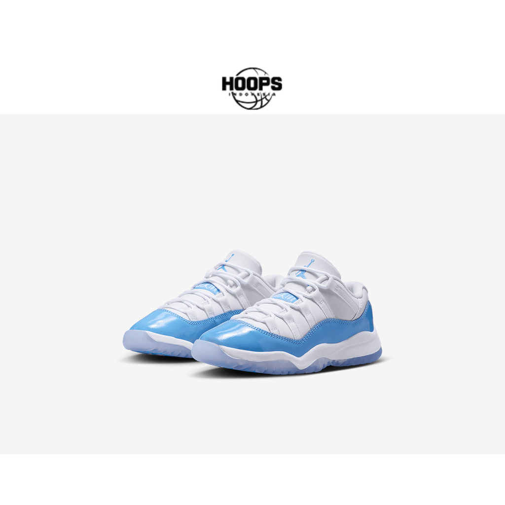 Sepatu Basket Anak Nike Jordan 11 Retro Low Preschool University Blue FV5116-100