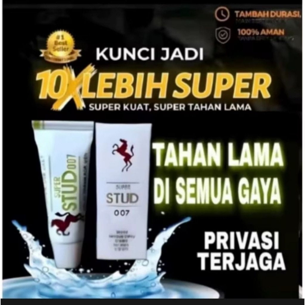 PROMO  Stud 007 cream original 100% asli_kuat tahan lama oles