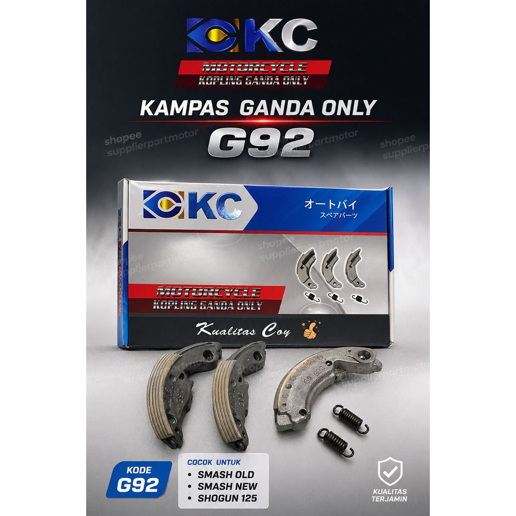 ORIGINAL KC Kampas Ganda Only Smash Per Kopling Motor