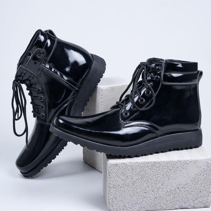 Sepatu PDH Premium kulit tipe wave ARMY86 - 39