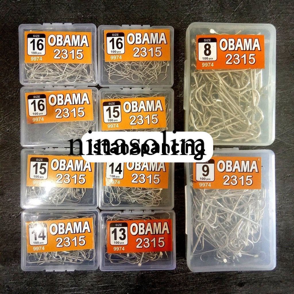 MATA KAIL OBAMA 2315 FLAT NO 16 / TANPA LUBANG PANCING OBAMA GUMALA MANCING TERLARIS MURAH