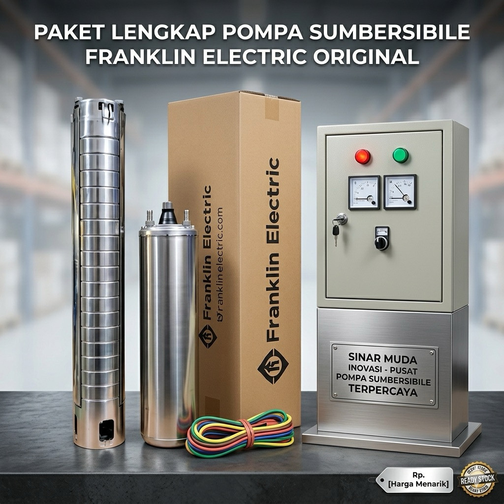 POMPA SATELIT FRANKLIN 5.5HP 3PHASE 4SPM8/16 SUBMERSIBLE PUMP FRANKLIN