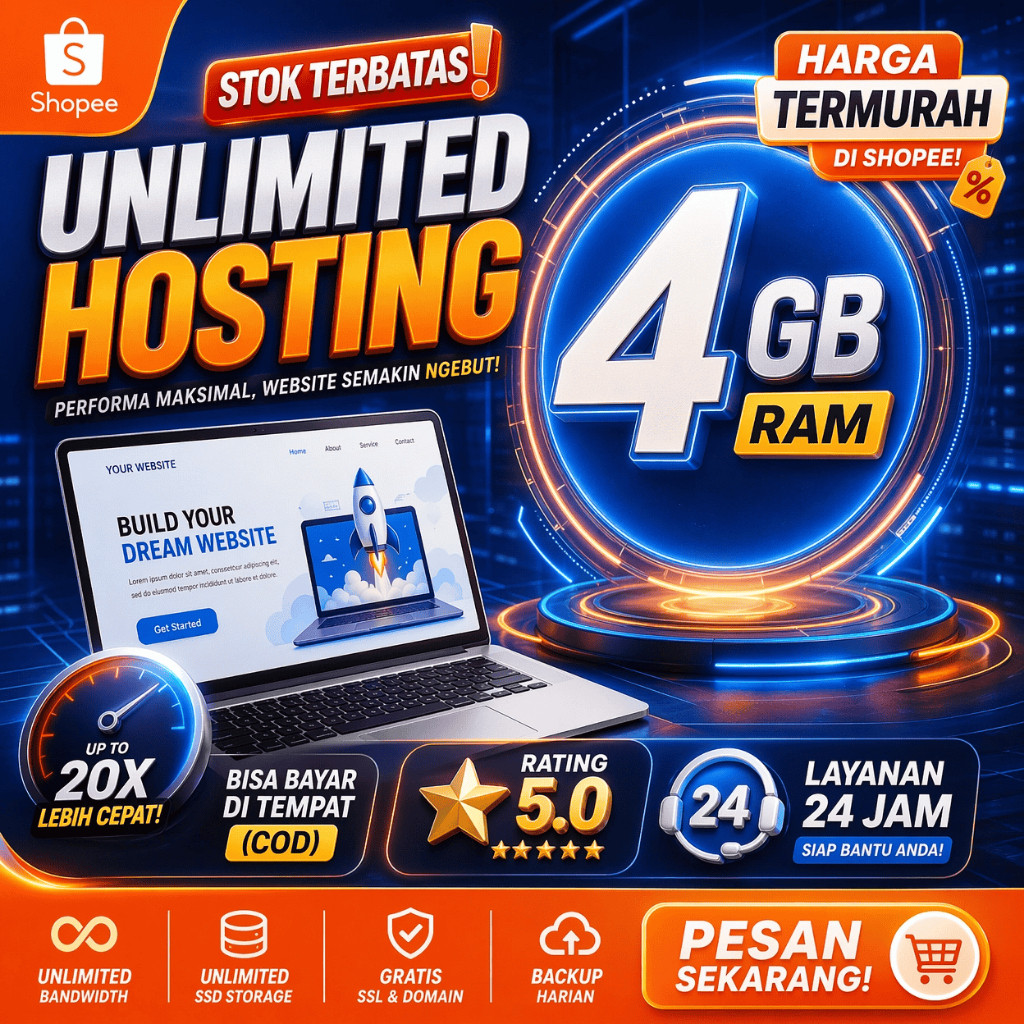 Unlimited hosting ssd nvme 1 Tahun