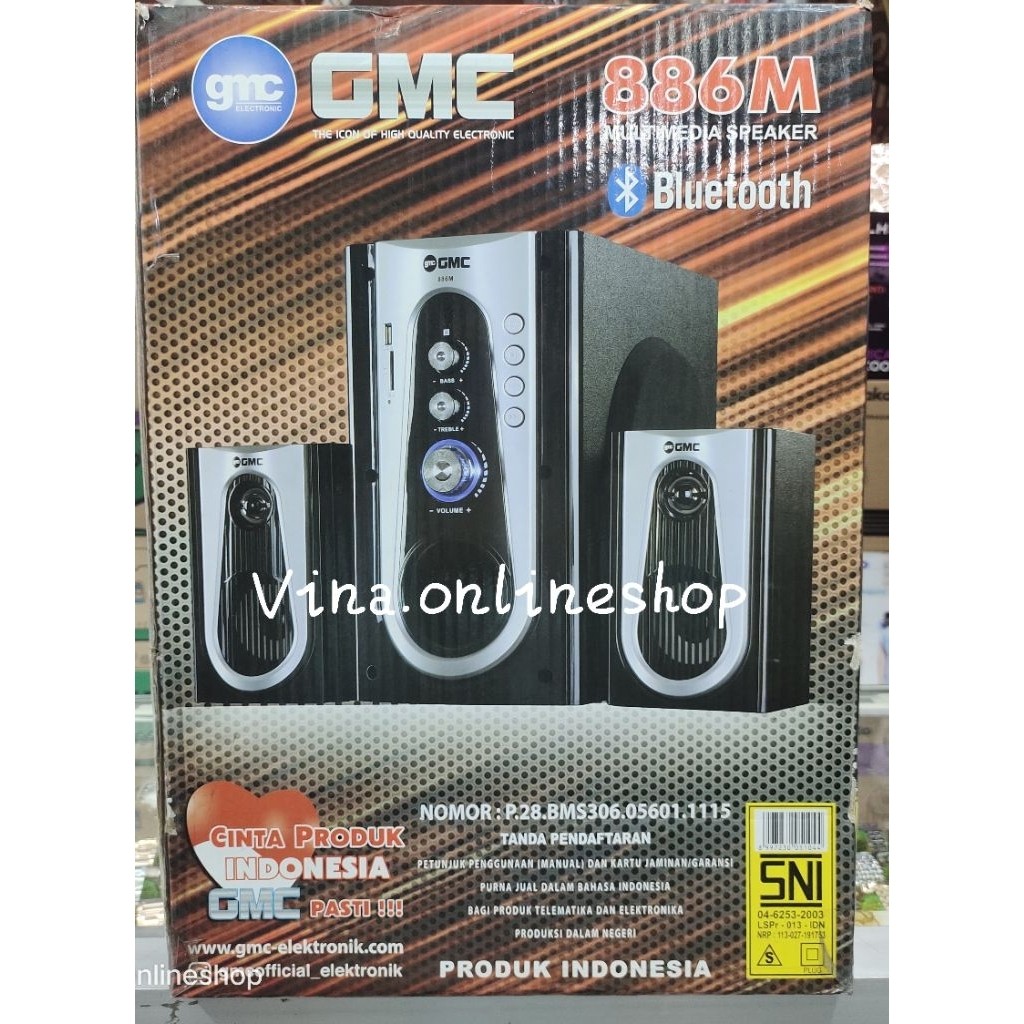 Speaker Bluetooth GMC MULTIMEDIA 886M