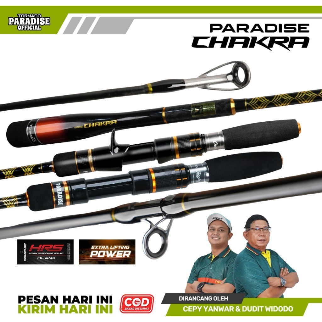 Paradise - Joran Pancing Paradise Chakra Jigging - HRS Carbon Solid Extra Lifting Power Butt Joint P