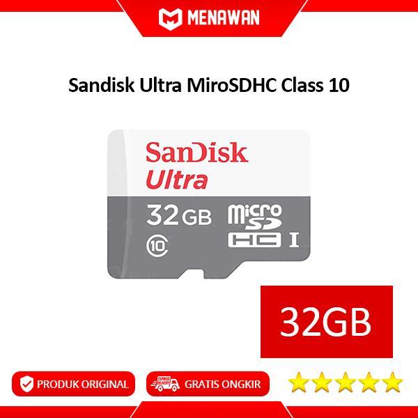 BCare Micro SD Memory Card MicroSD 32GB/64GB Ultra High Speed Class 10 - Sandisk 32GB
