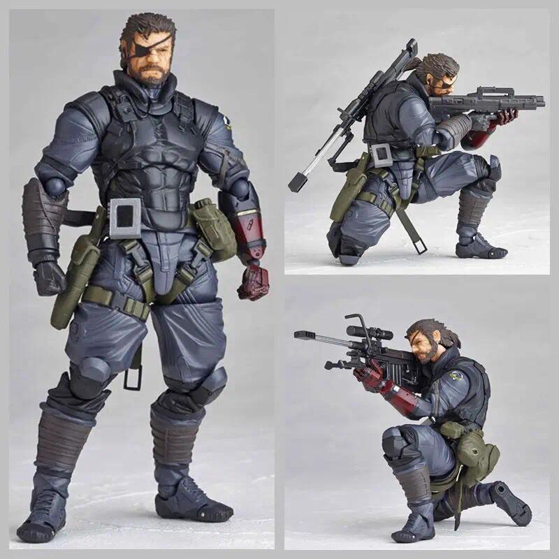 New Arrival Revoltech Venom Snake Action Doll, Metal Gear Solid V The Phantom Pain Movable Model Des
