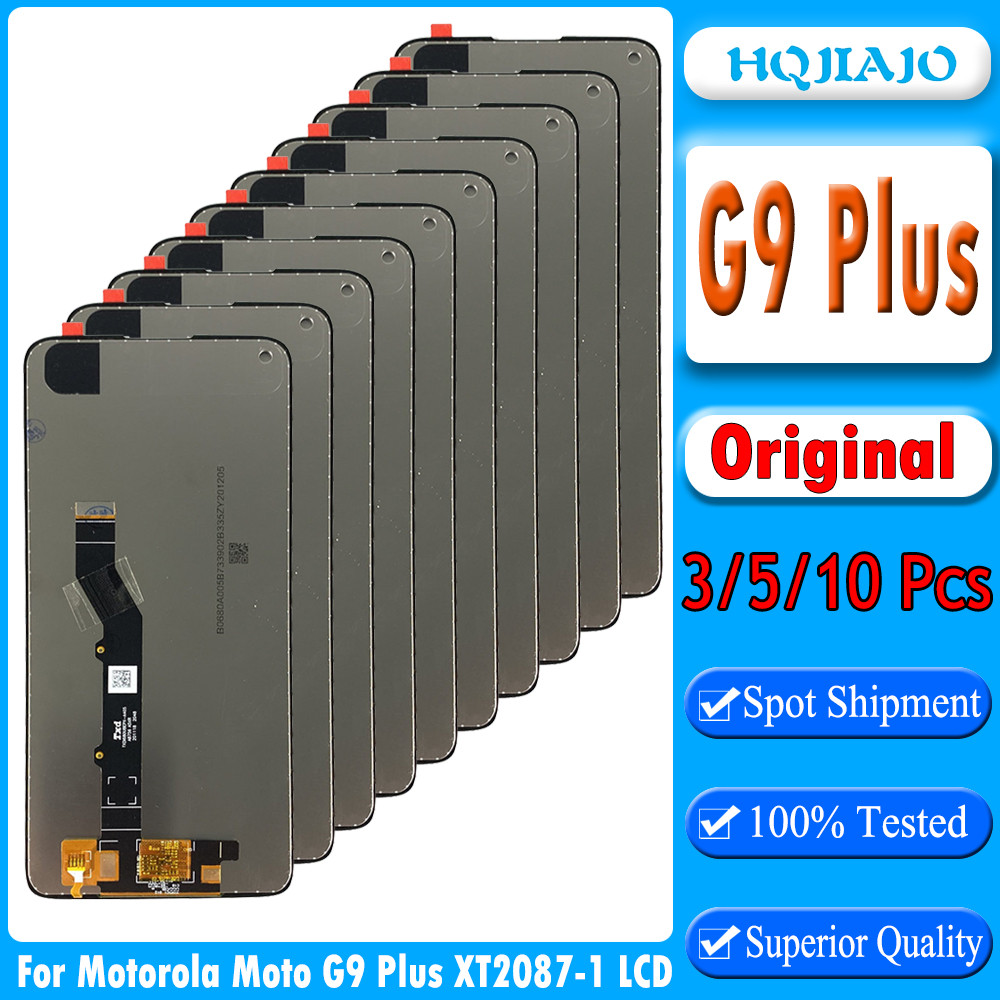 3/5/10PCS Original For Motorola Moto G9 Plus LCD XT2087-1 splay For Moto G9 Plus G9Plus LCD Tou Scre