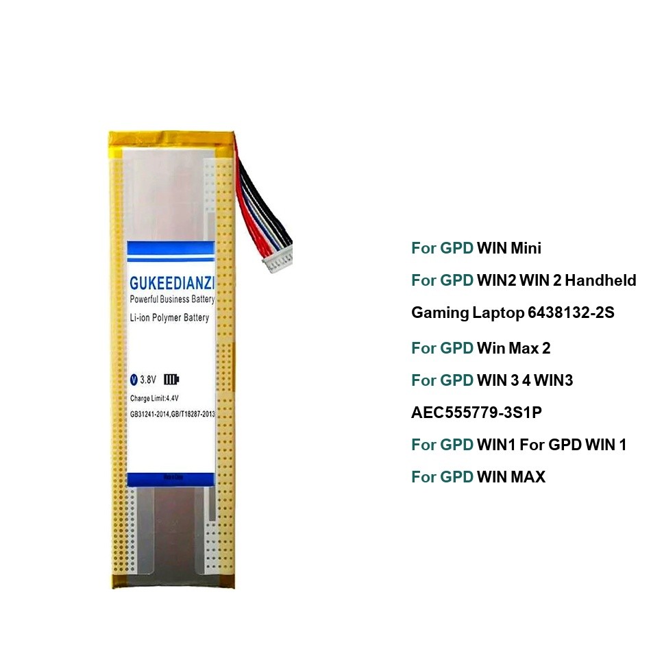 Tablet Battery Durable WIN2 5657743S 4139D5 440020000mAh For Gpd Win 1 2 3 4 Max Mini