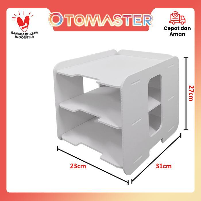 BEST TOMASTER-Rak Kertas Estetik/Paper Tray File Desk Organizer/Document Organizer/Rak Kertas A4 Ser