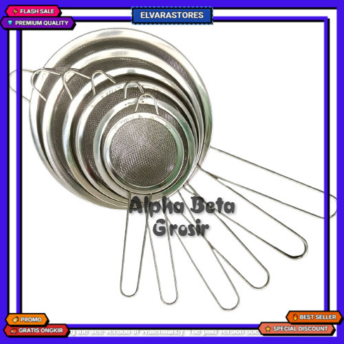 SARINGAN MINYAK 6 UKURAN /SARINGAN MINYAK FULL STAINLESS / SARINGAN STAINLESS
