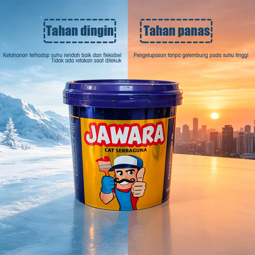 Jawara Cat Serbaguna LEM ANTI BOCOR cat anti bocor waterproof cat anti bocor waterproof 1kg Cat wate