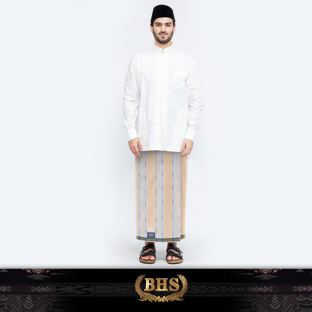 Sarung BHS Classic Gold Motif C44 DKA SJ Biscotti