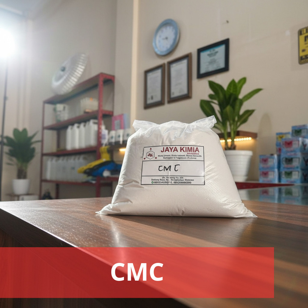 CMC Teknis Carboxy Methyl Cellulose Bahan  Pengental Karboksimetil Selulosa