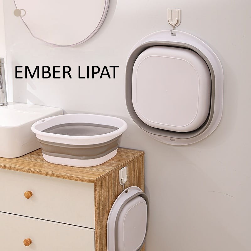 (Harga 1 Biji) Ember Portable Ember Lipat Gantung Hewan Peliharaan Kucing dan Anjing Ember Air Untuk