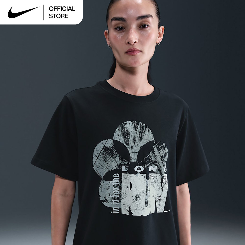 Nike Women's Running T-Shirt - Black [IM7388-010]