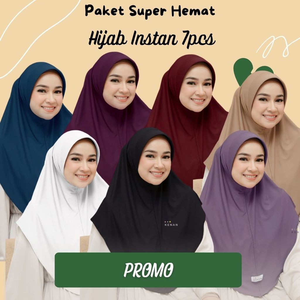 Milyarda Hijab Bergo Maudy Jilbab Instan Syari Olahraga Sport