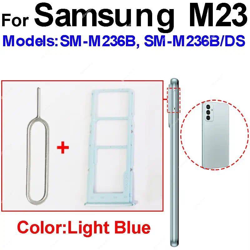 Sim Card Tray Holder For Samsung M13 M135F M23 M236B M33 M336B M53 M536B 4G  Card Slot Reader Adapte