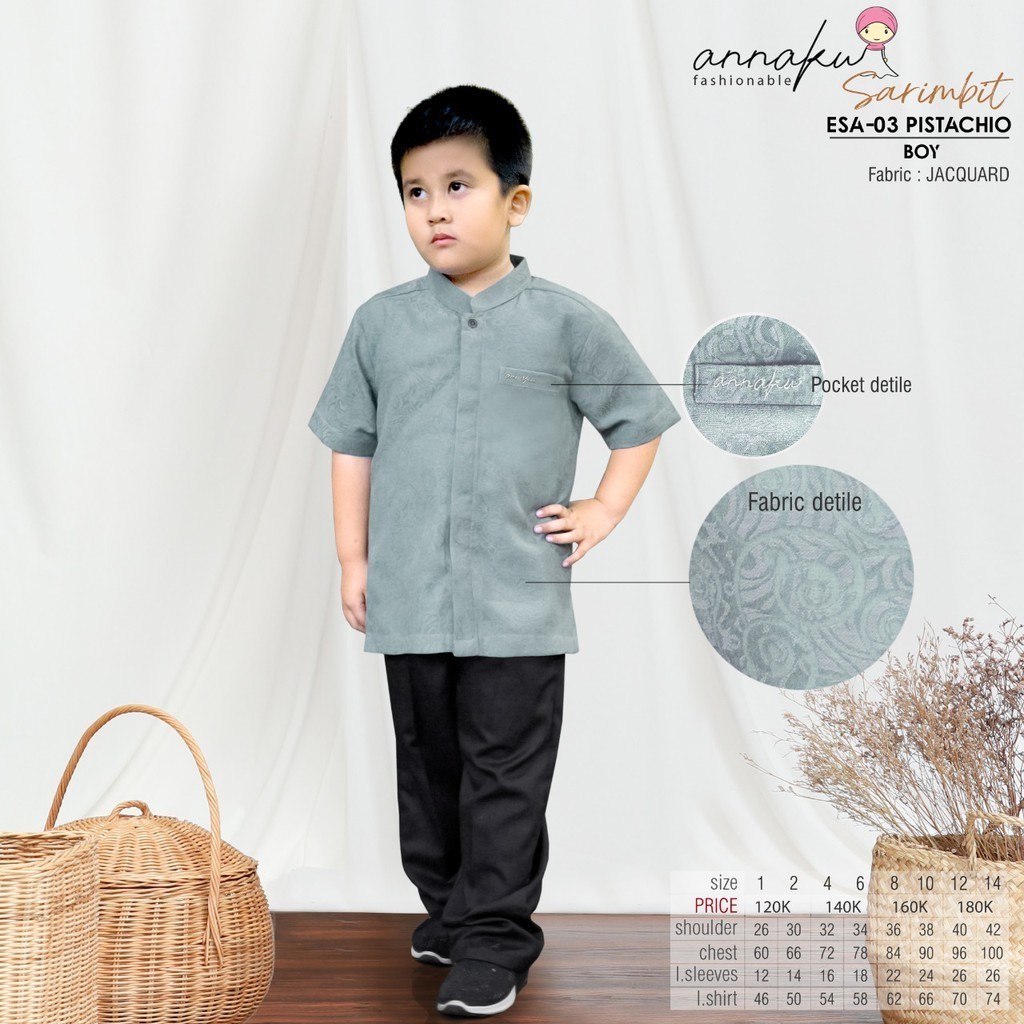 KOKO ANNAKU ENDOMODA FASHIONABLE SARIMBIT LEBARAN 2021 ENDOMODA ESA 03 LAVENDER PISTACHIO FASHION