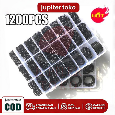 1200 PCS Sil O Ring Karet Seal O ring PCP Sil Oring Karet Seal Oring 1 Set Sil Oring Box Hidrolik