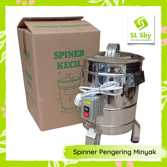 Spinner 1.5 kg / 3 Liter Peniris Gorengan Pengering Minyak Goreng Elektrik