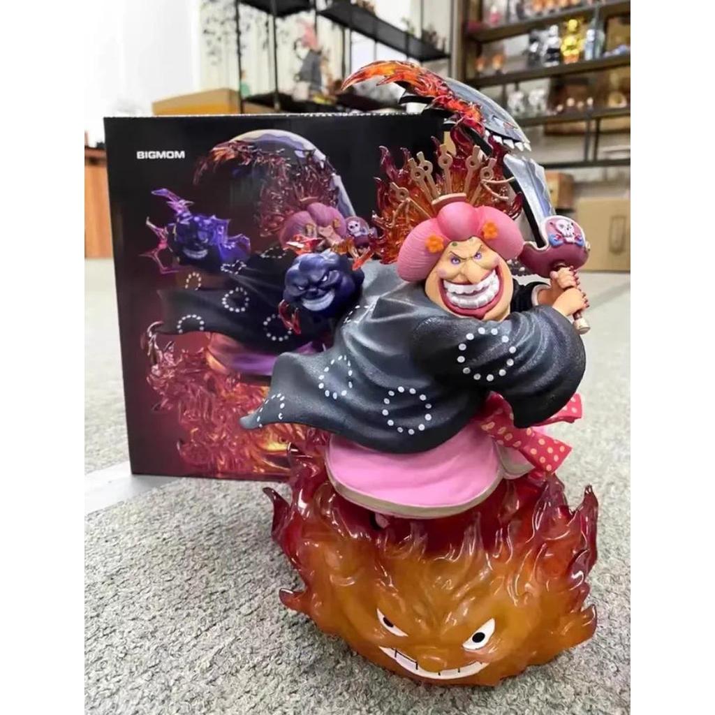 26cm ONE PIECE Four Emperor Big Mom Charlotte Linlin Anime Figure Figures Models Gk Statue Models Co