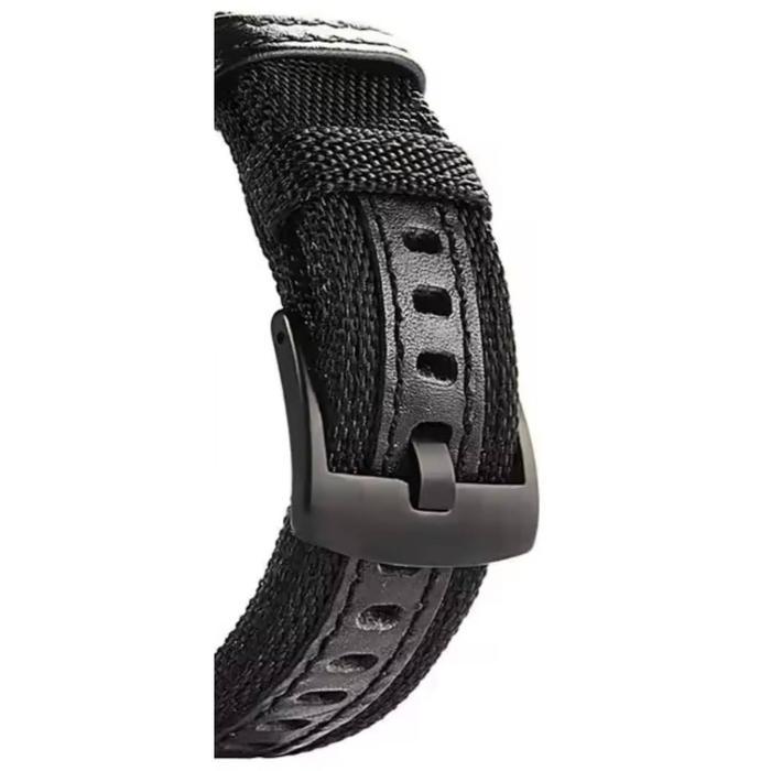Strap Nilon Nylon Woven Tali Jam Xiaomi Huami Amazfit GTS 2 Mini Acc - Hitam