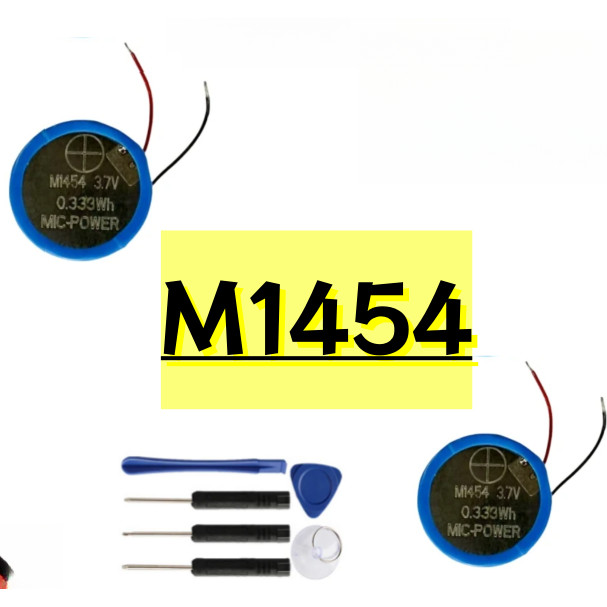 2Pcs/Lot  Replaces 90mAh 1454 M1454 Battery For Technics AZ60 EAH-AZ60 True Wireless Gaming Earbuds 