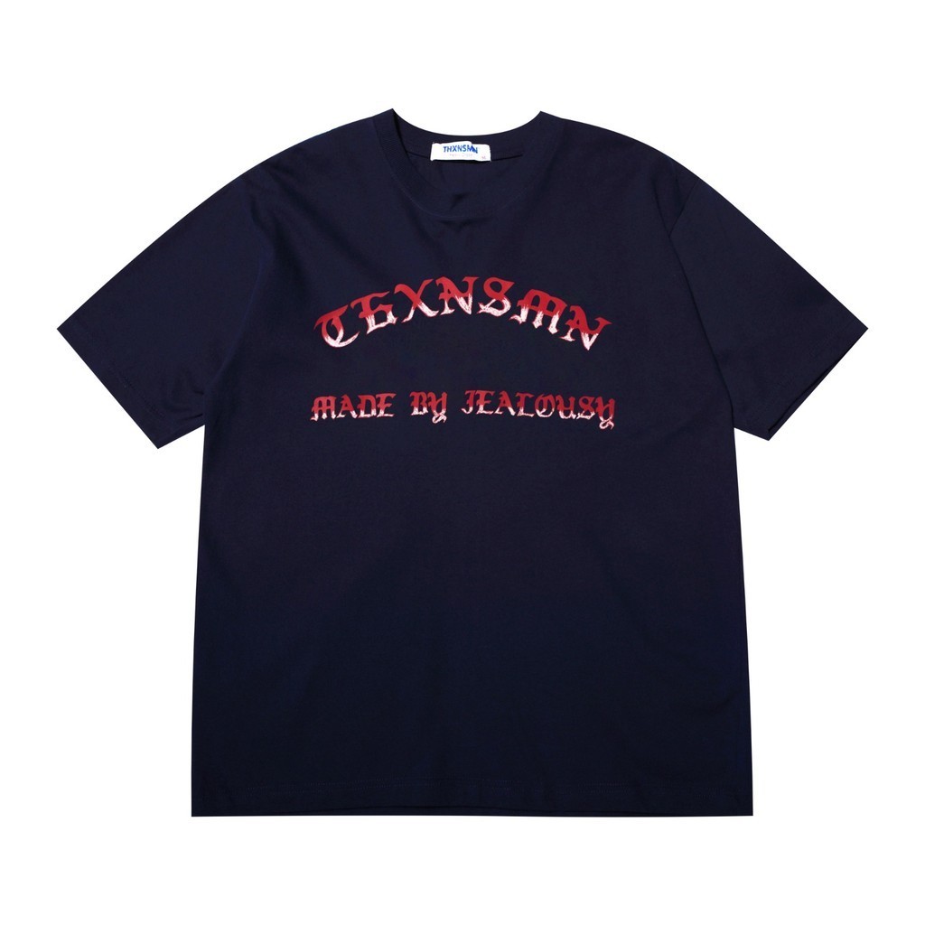 Tshirt Typo Levine Dark Navy Thanksinsomnia