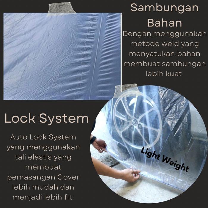 Selimut - Sarung - Cover Mobil Transparan - Bening, XS-05
