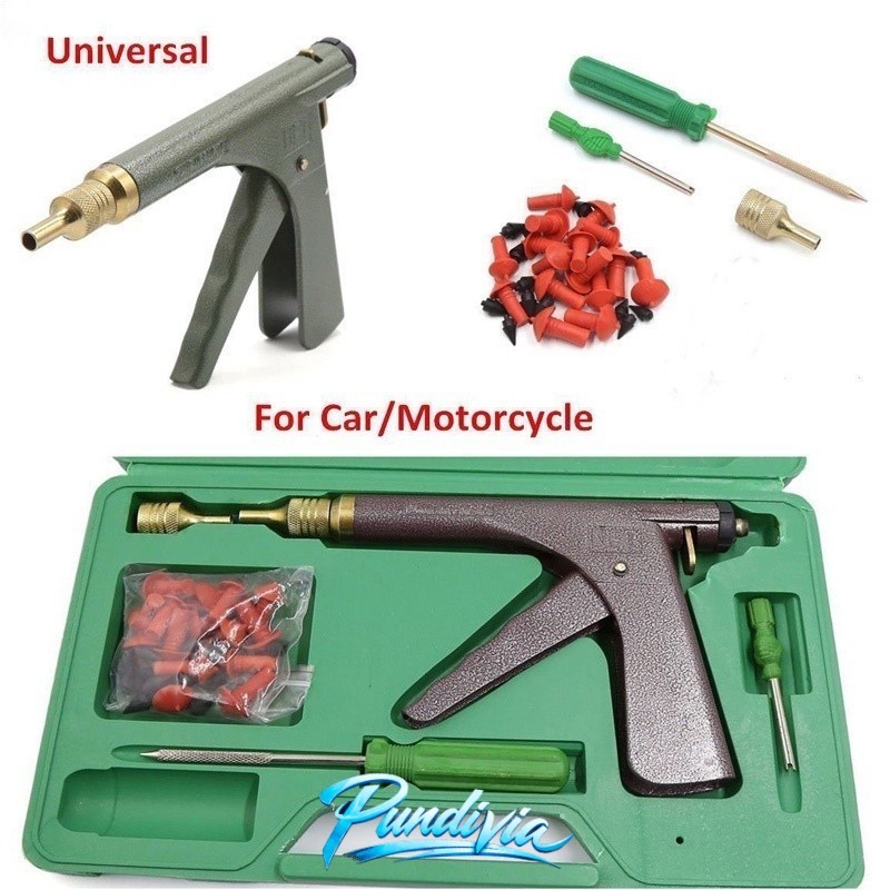 Alat Tambal Ban Tubles Tubeless Roda Vacuum Alat Tambal Ban Tubles Gun Bentuk Tembak Alat Tambal
