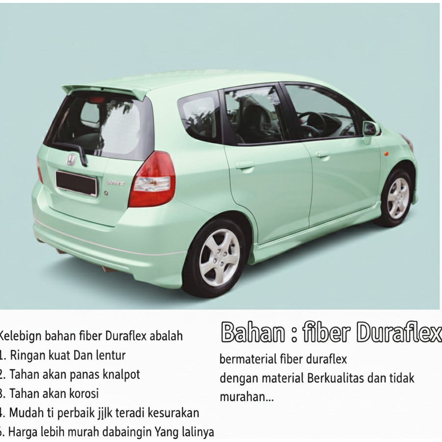 bodykit jazz gd3 2003 2004 2005 2006 mugen bodkit jazz mugen body kit jazz mugen