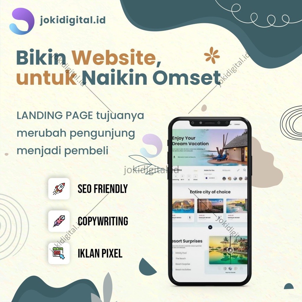 Landing Page Website Toko Online Company Profile HTML Landingpage Domain Com Free Hosting Wordpress