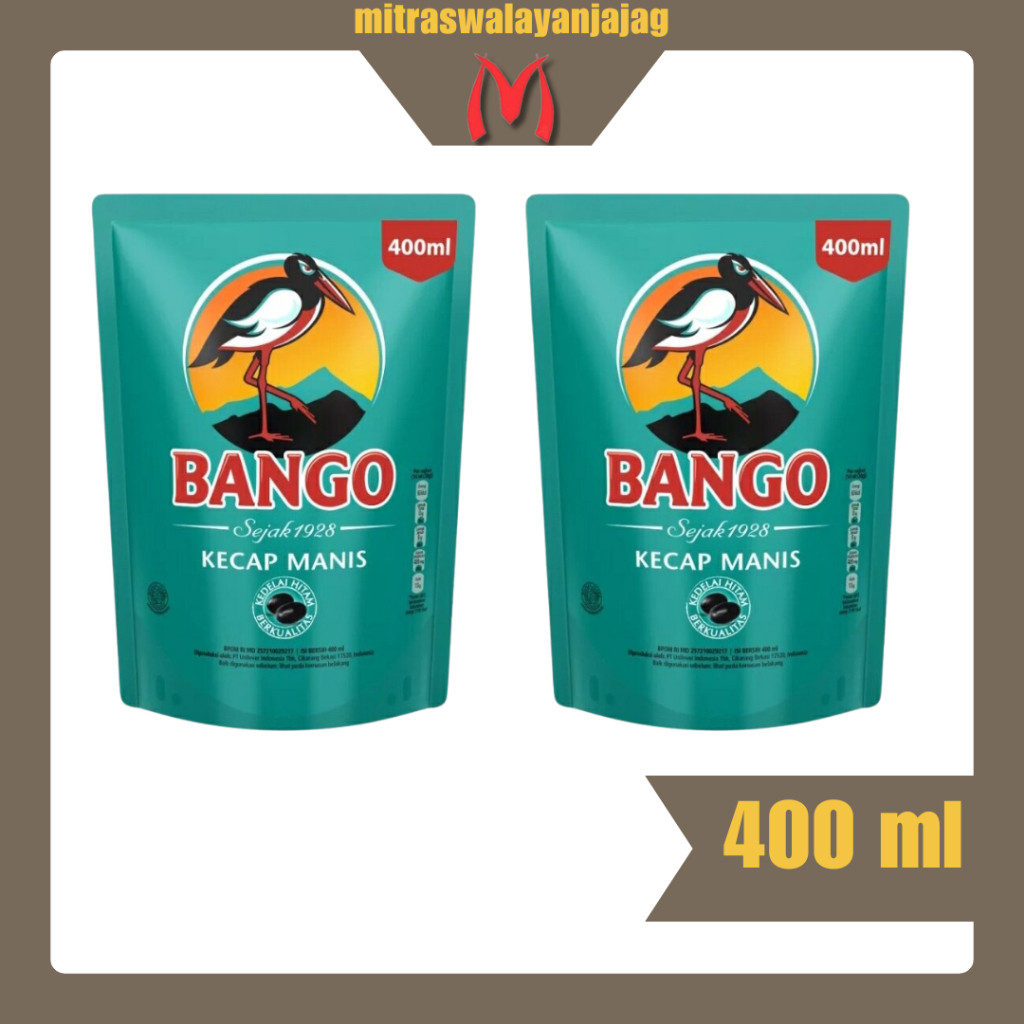 BANGO Kecap Bango Kemasan Refil 400 ml