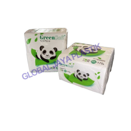 Tissue GREEN SOFT POP UP 170 S