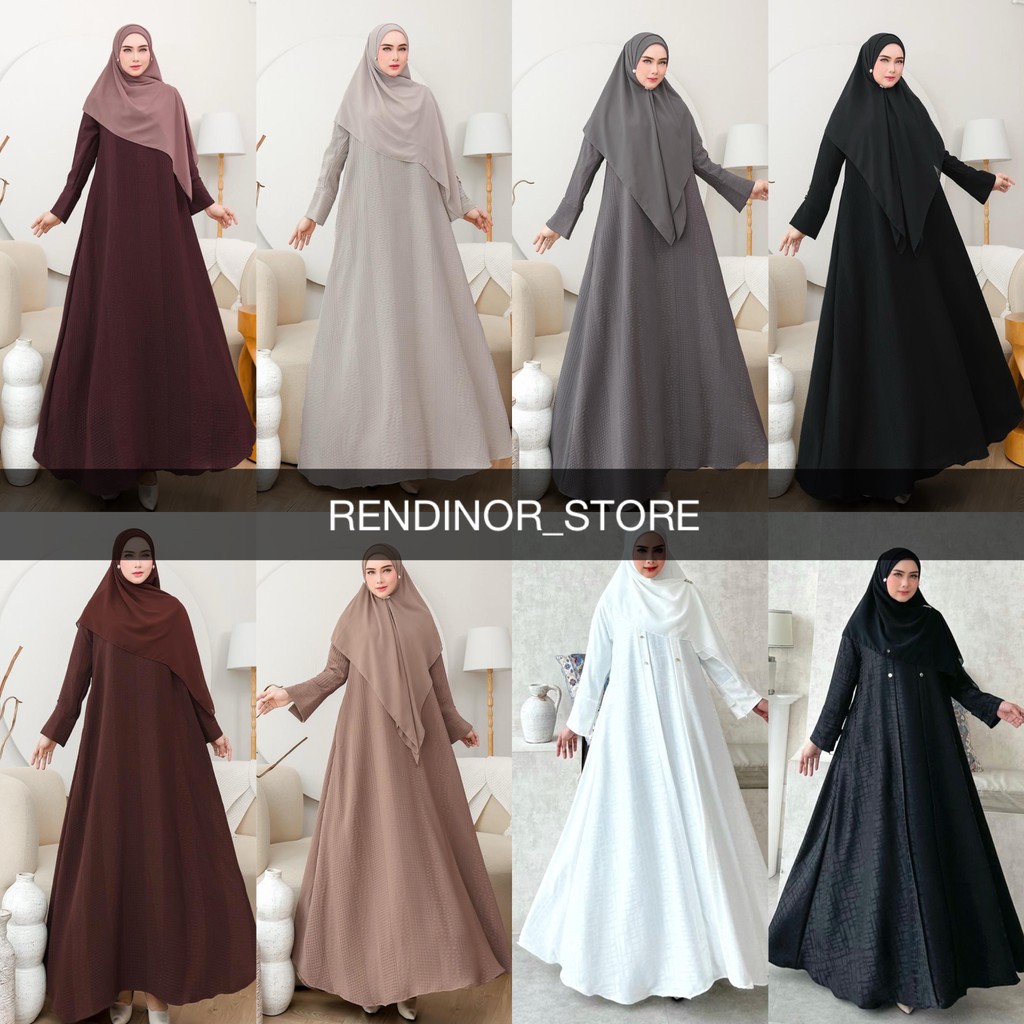 NINONA ABAYA SET GAMIS DRESS BY NINONA