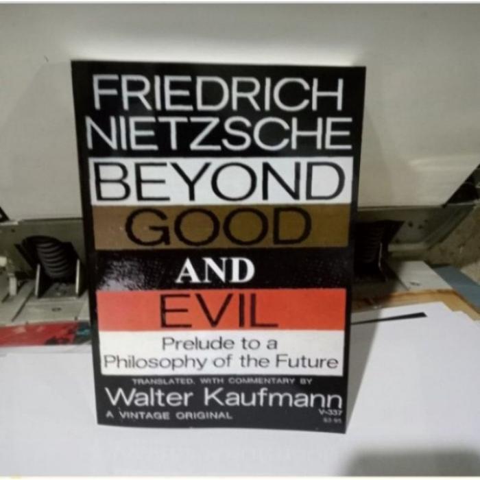 buku fisik BUKU BEYOND GOOD AND EVIL NIETZSCHE