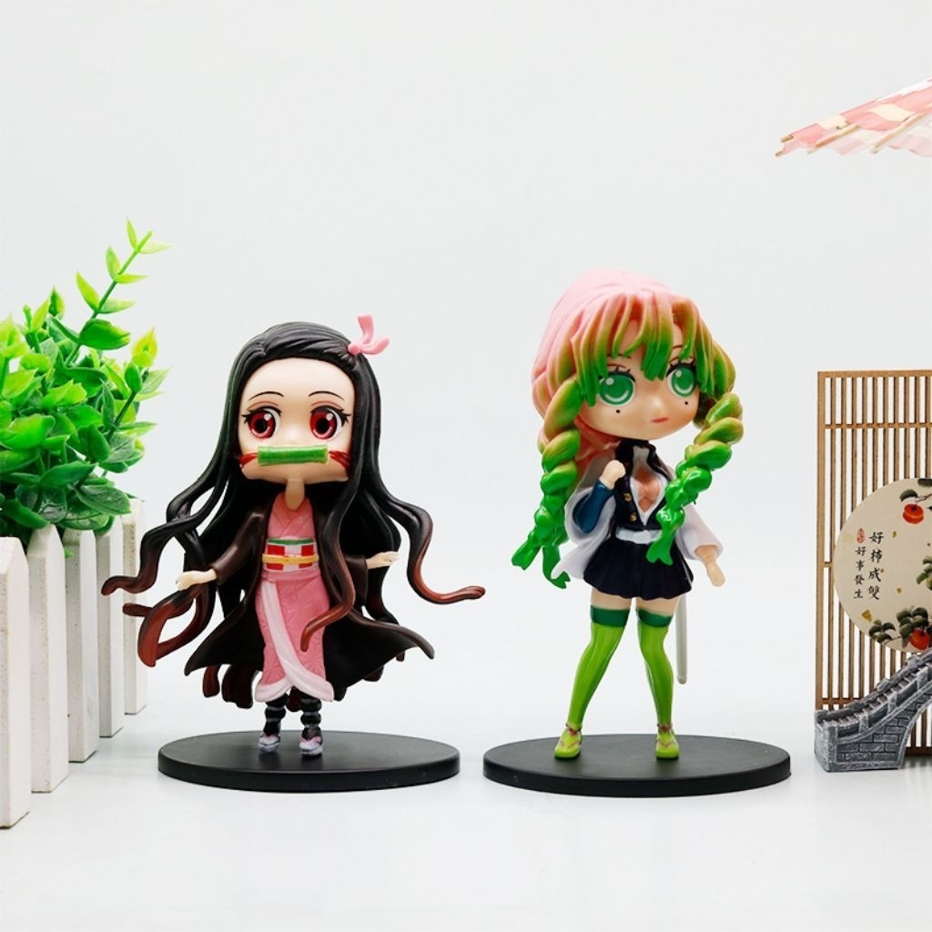 [TERBARU] Action Figure Demon Slayer Qposket Chibi - Blindbox Series Figure Kimetsu No Yaiba Ecer Ta