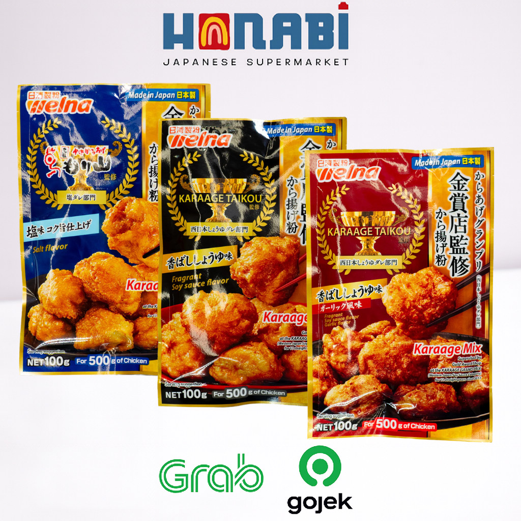 Nisshin Welna Karaage Mix 100g – Tepung Bumbu Ayam Goreng Autentik Juara Grand Prix Jepang Made In J