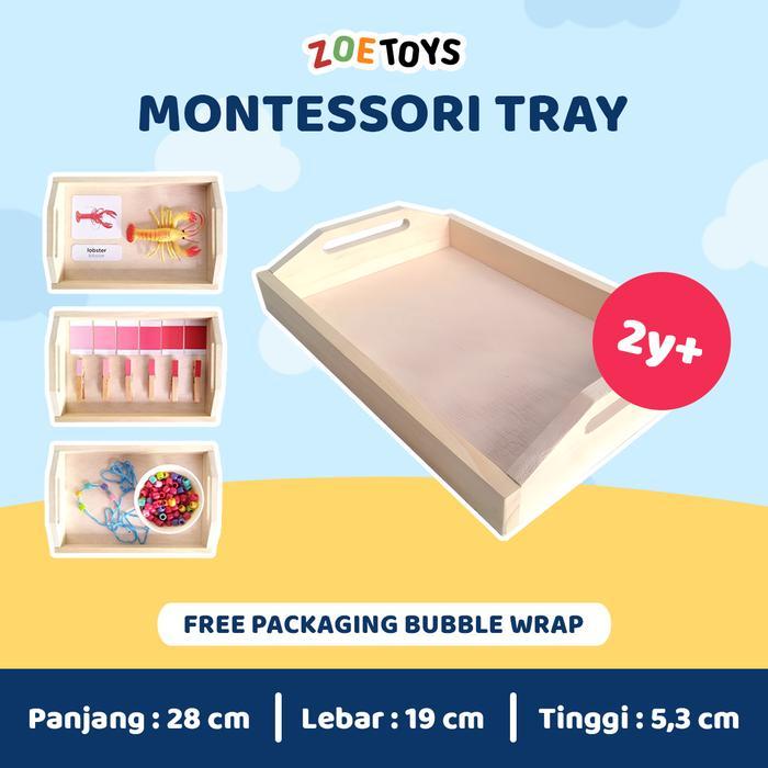 Zoetoys Montessori Tray | mainan edukasi | mainan anak | edutoys