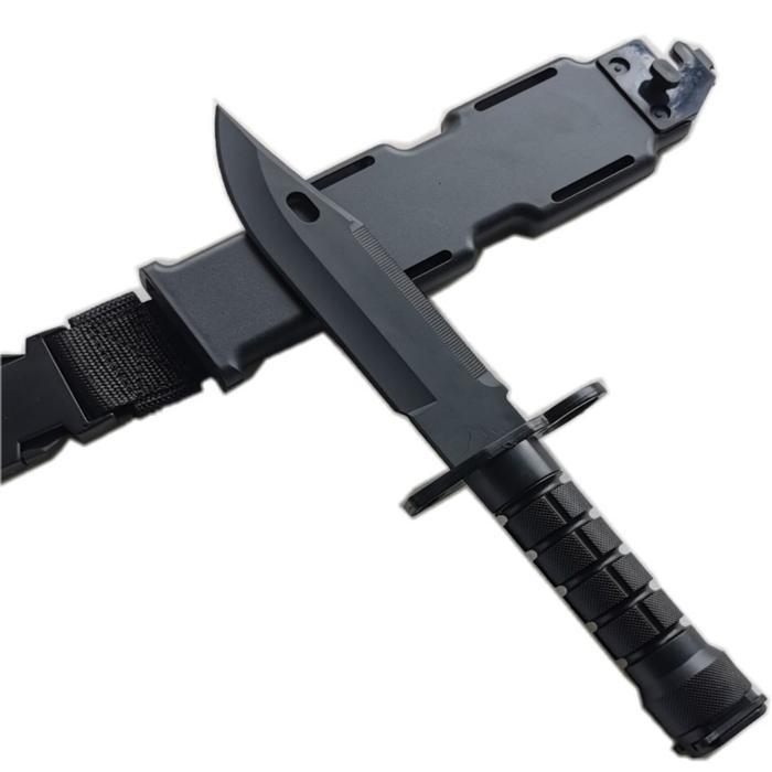 Dummy Knive Tactical Pisau Thermo Plastic Rubber M9 Realistis 1:1 CSGO - PISAU