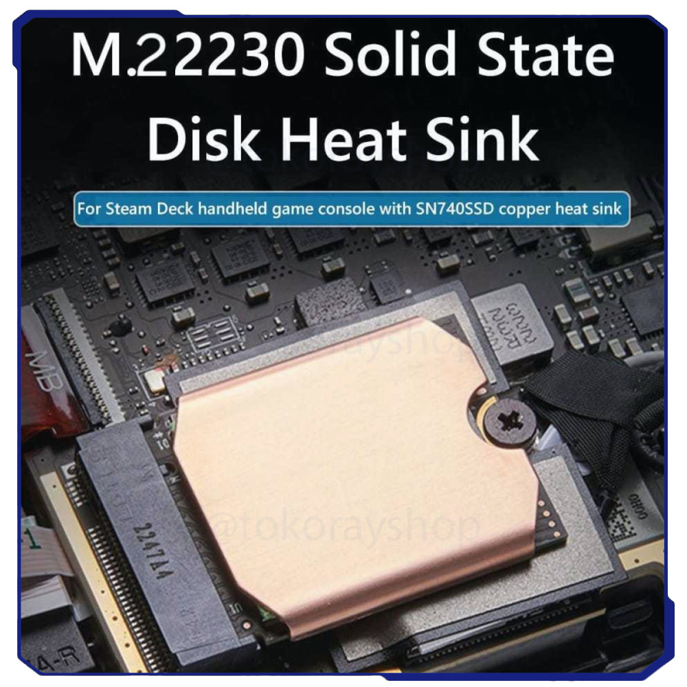Heatsink SSD M.2 2230 NVMe Console Game Copper Cooler - TN30